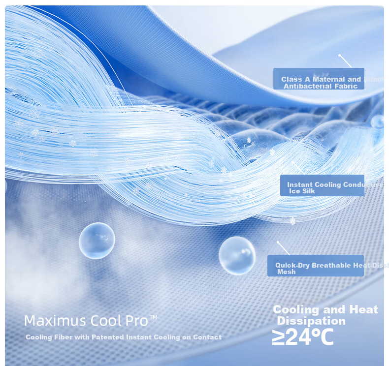 Half Crescent Moon Baby A-Class Deep Sleep Cooling Mat Ice Silk Cooling Mat Machine Washable Bed Sheet 1.5x2m 10