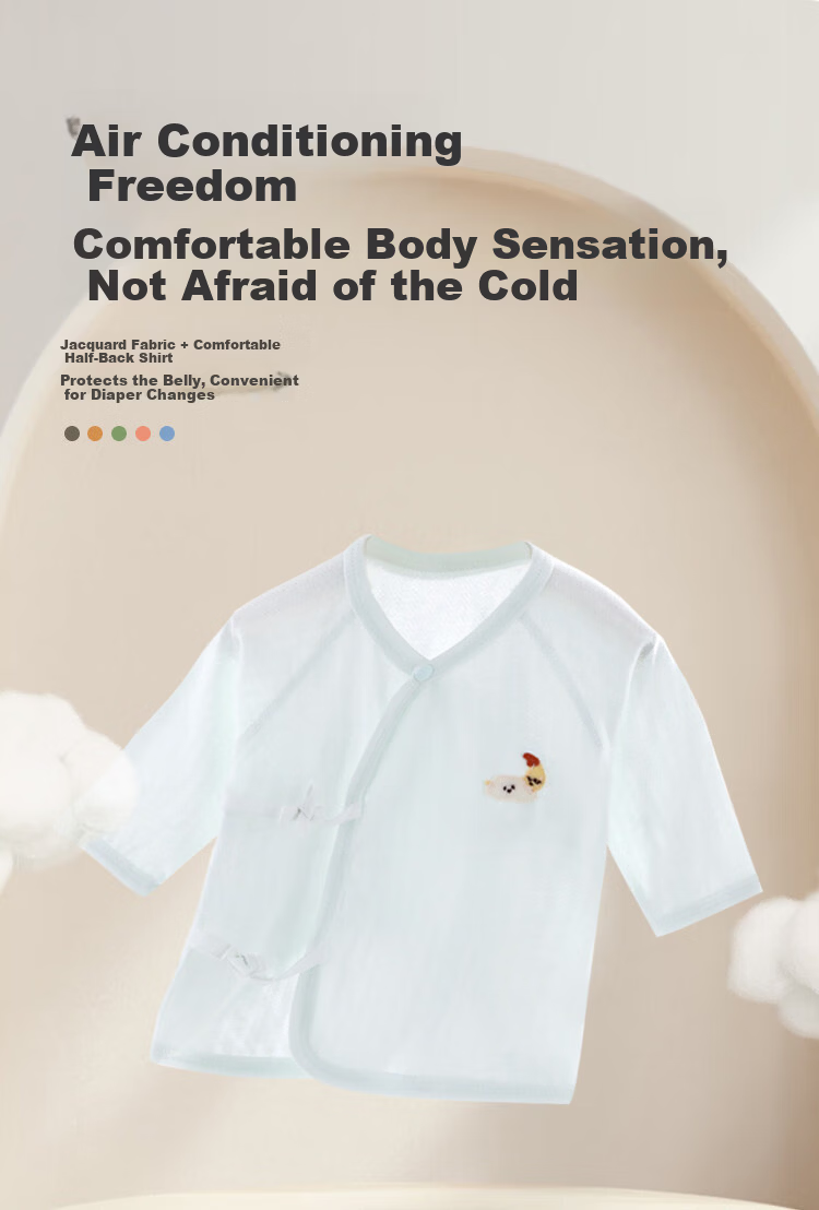 JOYNCLEON Newborn Baby Sleeveless Shirt Spring Summer Class A Pure Cotton Top Infant Baby Base Layer Jyf210742 12