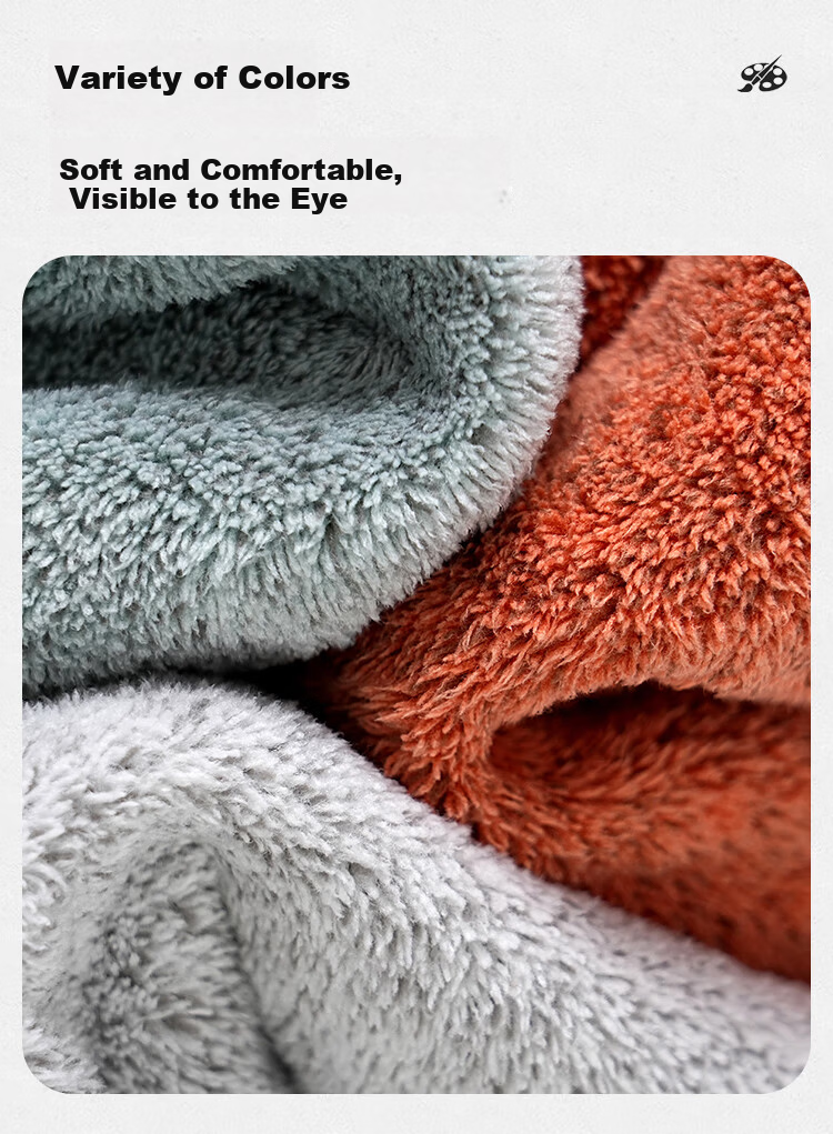Bamboo 100 10A Antibacterial Cloud Soft Thickened Large Bath Towel Absorbent Non-Shedding Bath Towel 70*140cm Light Gray 9