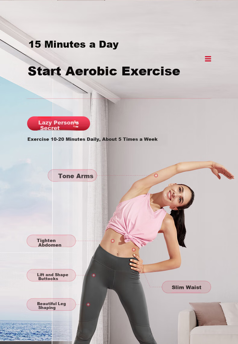 HOT KNEE Fat-Burning Machine, Vibration Slimming Device for Belly Fat Reduction, Shaker Machine, Lazy Person's Rhythm Machine, Weight Loss Equipment, Home Fitness Equipment 8