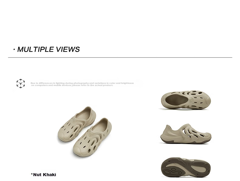 Jordan Shanshendong Men's Sandals 2026 Summer Breathable Hollow Anti-Slip Soft Sole Beach Slippers 26