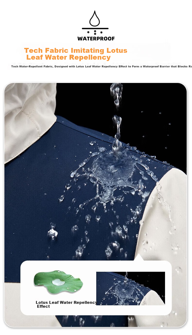 JEEP SPIRIT Men's Windbreaker Jacket for Spring, Autumn And Winter Outdoor Sports Coat with Hood, Three-In Ivory White 4XL 6