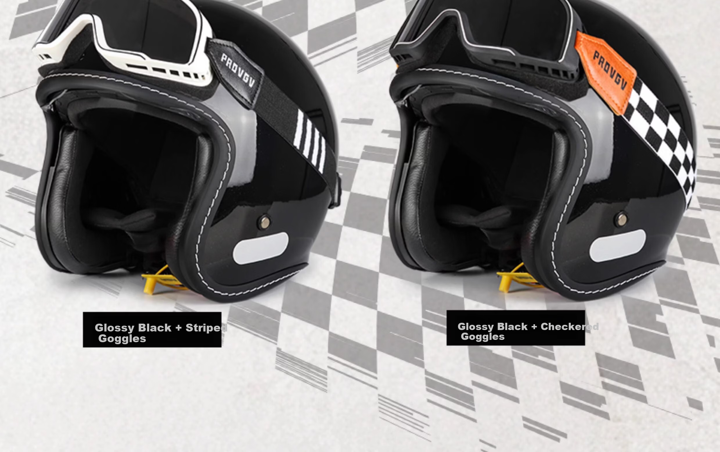 VGV 3C Certified Motorcycle Helmet Unisex Half Helmet Summer Bluetooth Retro Motorbike 4/3 Helmet Pearl White XXL 13