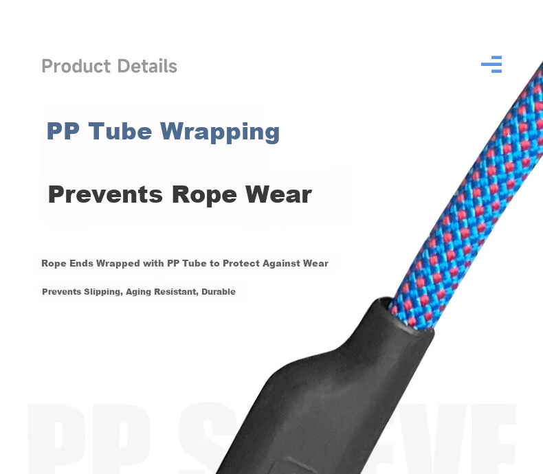 High-Altitude Work Air Conditioner Installation Durable Rope Outdoor Mountaineering Climbing Rappelling Safety Rope Set National Standard 10.5MM 20M 9