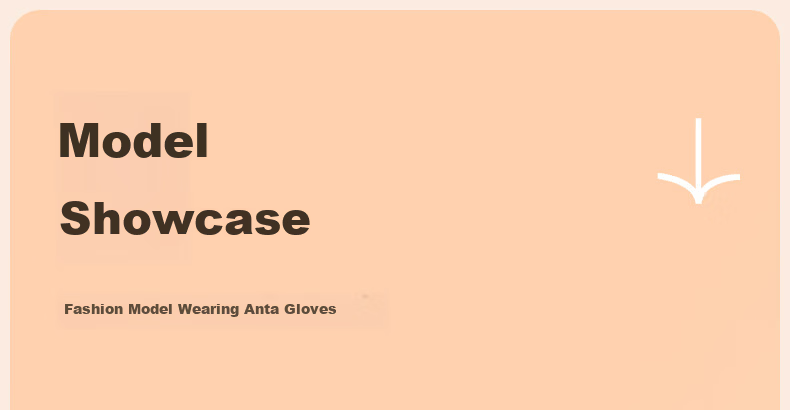 ANTA Thermal Gloves Winter Riding Fleece Lined Electric Bike Windproof Touchscreen Ski Outdoor Anti-Freeze Gloves M 24