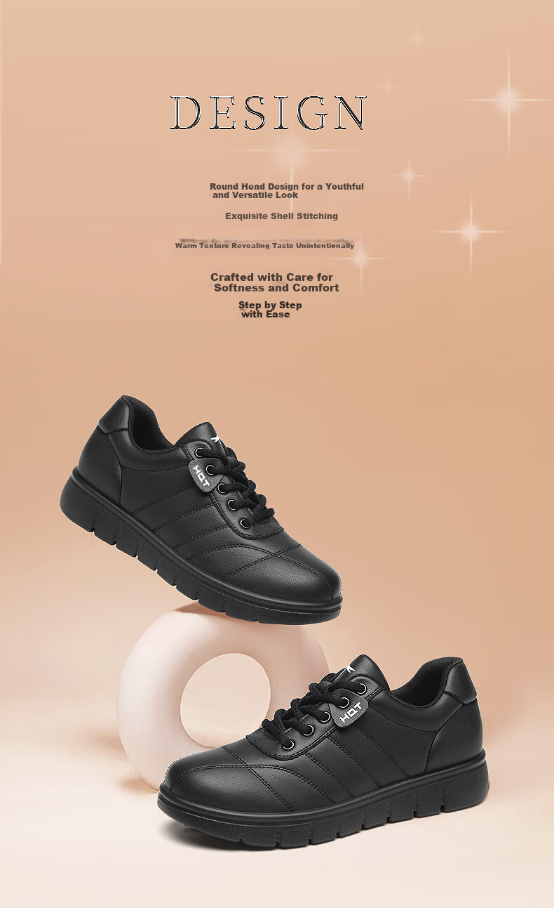 Red Dragonfly Women's Casual Shoes Comfortable Mom Shoes Ladies Sneakers Soft Sole Sports Shoes WXB343922 Apricot Color Size 37 1