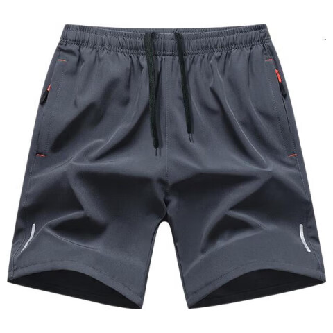 GENIOLAMODE Men's Shorts, Korean Style Loose Casual Thin Breathable Five-Point Pants, Ice Silk Quick-Dry Versatile Drawstring Pants
