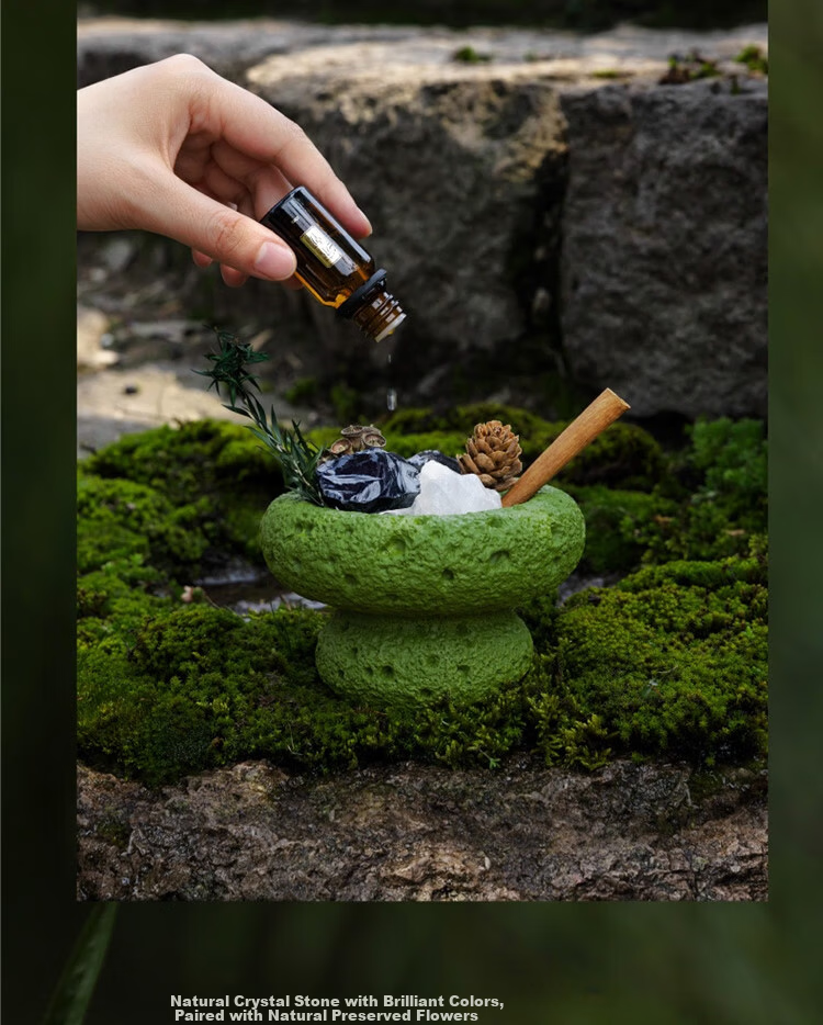Song Dynasty Four Seasons Leisure Courtyard Aromatherapy Incense Long-lasting Fragrance for Bedroom Birthday Niche Wedding Mother's Day Gift Crystal Rhythm Sandalwood 5
