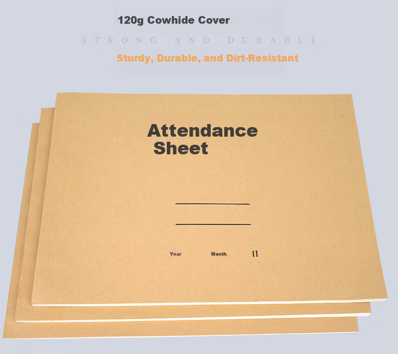 SIMAA Attendance Sheet Work Record Book 31-Day Attendance Register 50 Sheets Scheduling Work Log Check-in Book 1 Pack 3