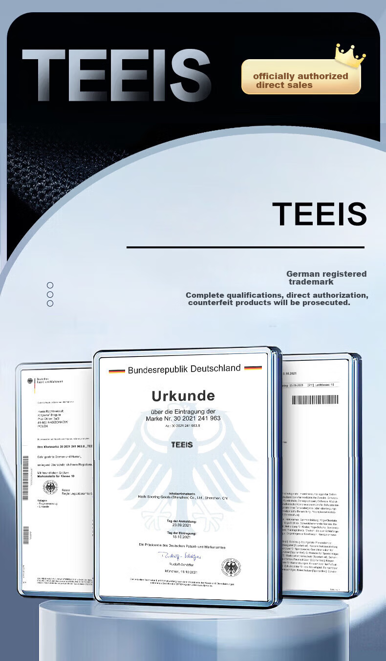 TEEIS German Deadlift Lifting Straps Grip Gloves Pull-Up Assistance Wrist Support Protective Gear 1