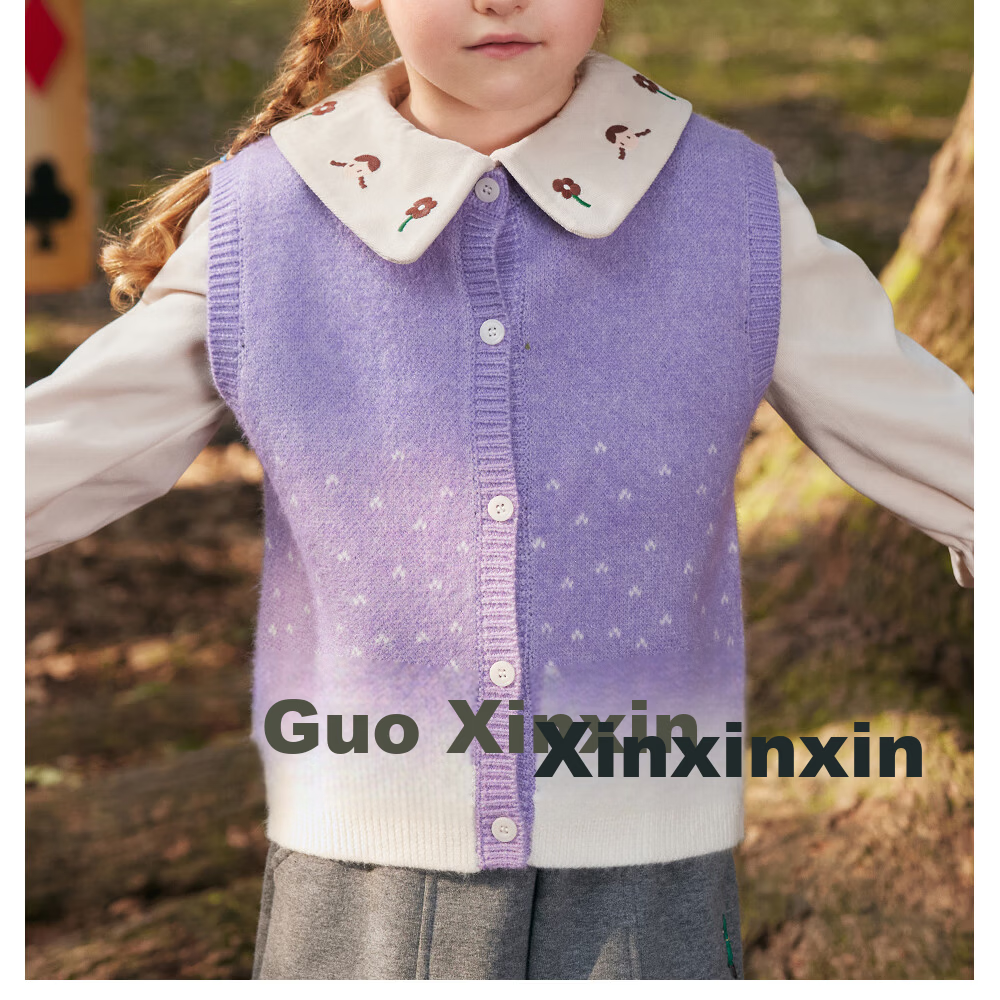 Beitais Kids Boys and Girls Spring Autumn Knitted Vest Cardigan Jacket Baby Toddler Sleeveless Sweater Vest 14