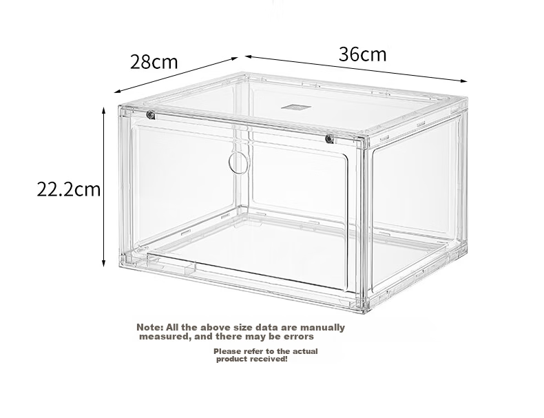 Jiekou Foldable Shoe Box Storage Rack, No Installation Required, Dust-Proof And Moisture-Proof, Simple Organizer for Entryway, 2 Columns with 16 Compartments 15