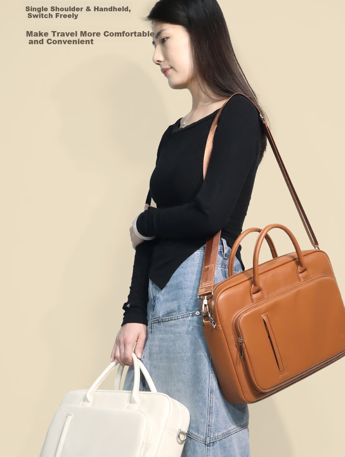Taikesen Laptop Bag for Huawei 16-inch, Apple, Lenovo 15.6-inch, High Capacity, Stylish Unisex 12