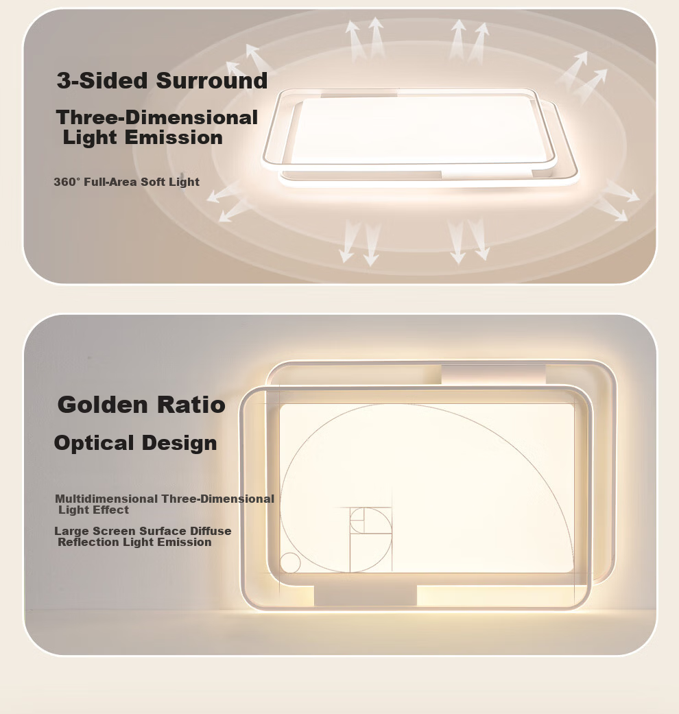 NVC Future Light Ceiling Lamp Living Room Main Light Full Spectrum Smart Eye Protection Lighting Bai Youran PRO with Installation Gift 4