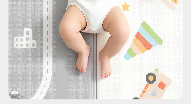 Cute Star Baby Crawling Mat Non-Slip Thickened Odorless Home Play Mat Toy for Boys and Girls Children's Day Gift 4