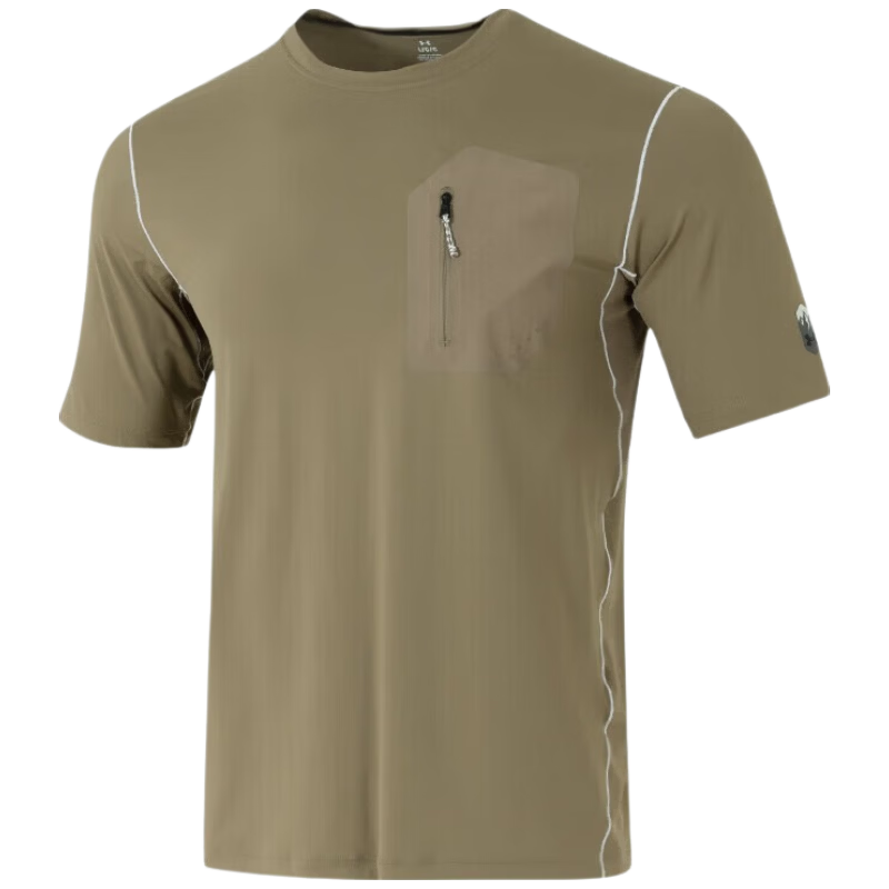 Under Armour Summer Men's Breathable Comfortable Cool Short-Sleeve Running Fitness Training Round Neck Sports T-Shirt