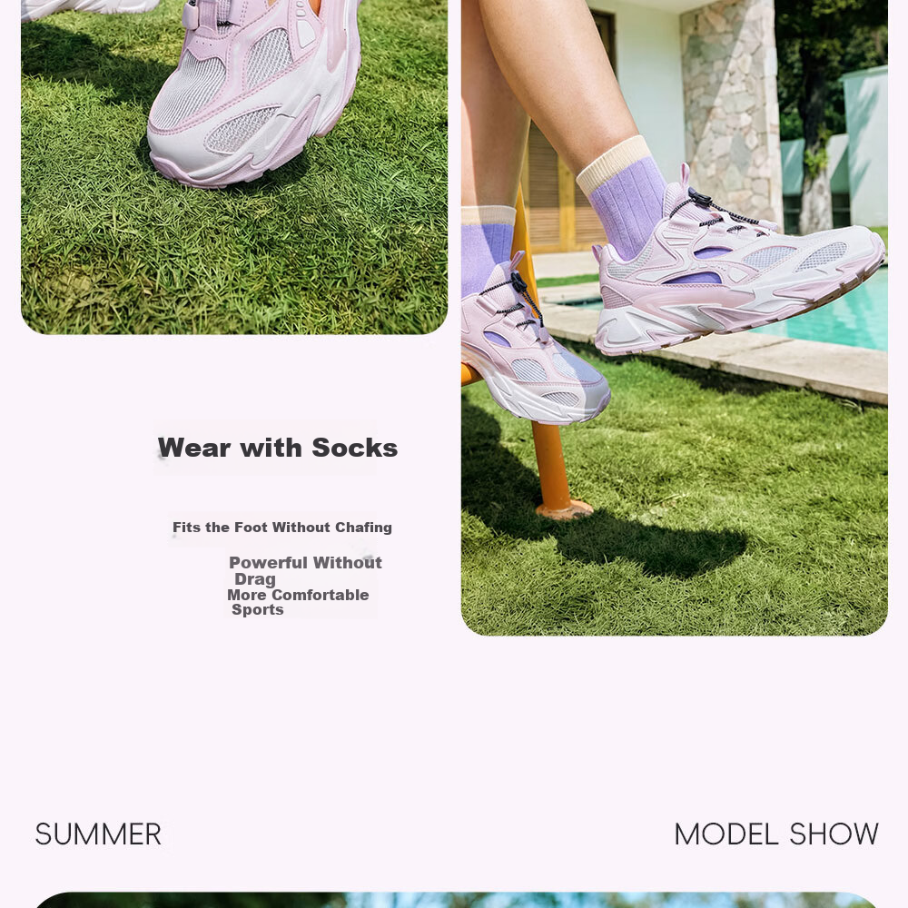 Anta Kids Boys Sandals 2026 Summer Outdoor Breathable Non-slip Water Shoes Frame Shoes A12626976 24
