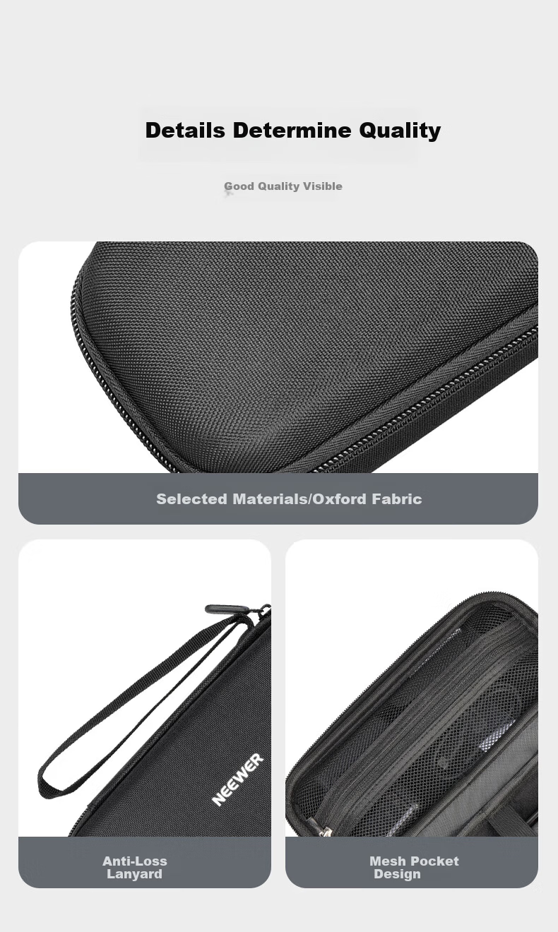 NEEWER DJI Pocket 3/4 Storage Bag DJI Osmo Pocket 3/4 Gimbal Protective Case Pocket 3 Storage Box All-in-One Accessory Kit Bag 5