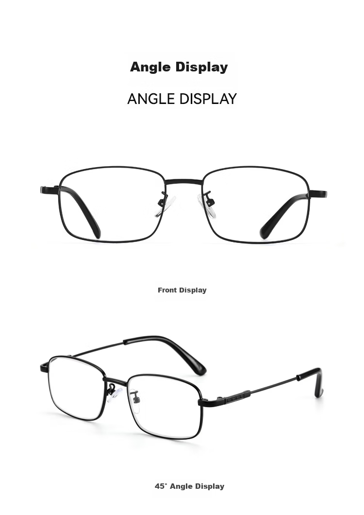 Fenchi Reading Glasses for Men And Women, Natural Crystal Lenses, Wear-Resistant, Ultra-Light Memory Titanium Frame, Business And Fashionable Presbyopic Glasses 13