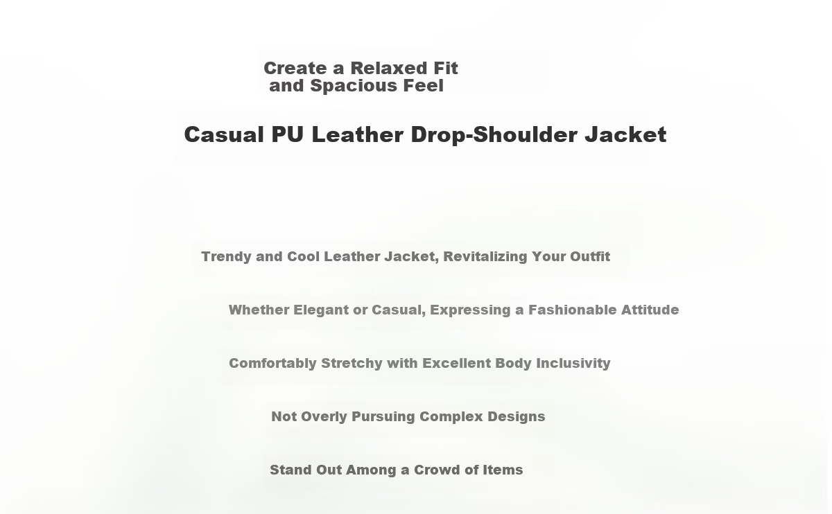 Chushen Melard Women's Short Jacket American Retro PU Leather Jacket S51D005 1