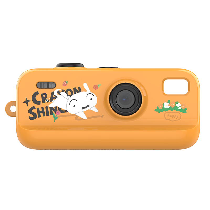 Bright Crayon Shin-chan Yellow Thumb Camera Portable Kids Digital CCD Mini Camera VLOG Video Recording Student Birthday Gift