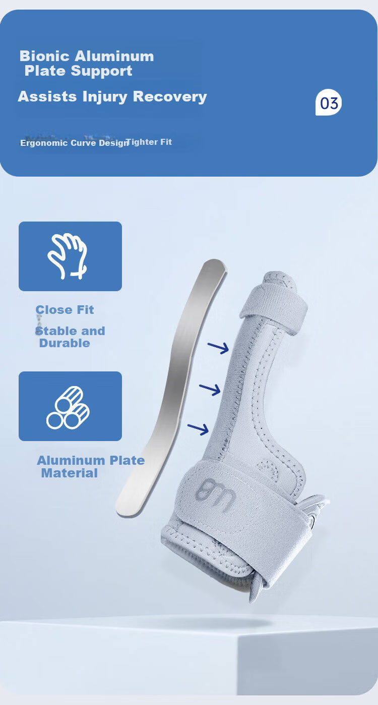 BM Medical Wrist Brace for De Quervain's Tenosynovitis Thumb and Wrist Joint Support with Aluminum Splint 7