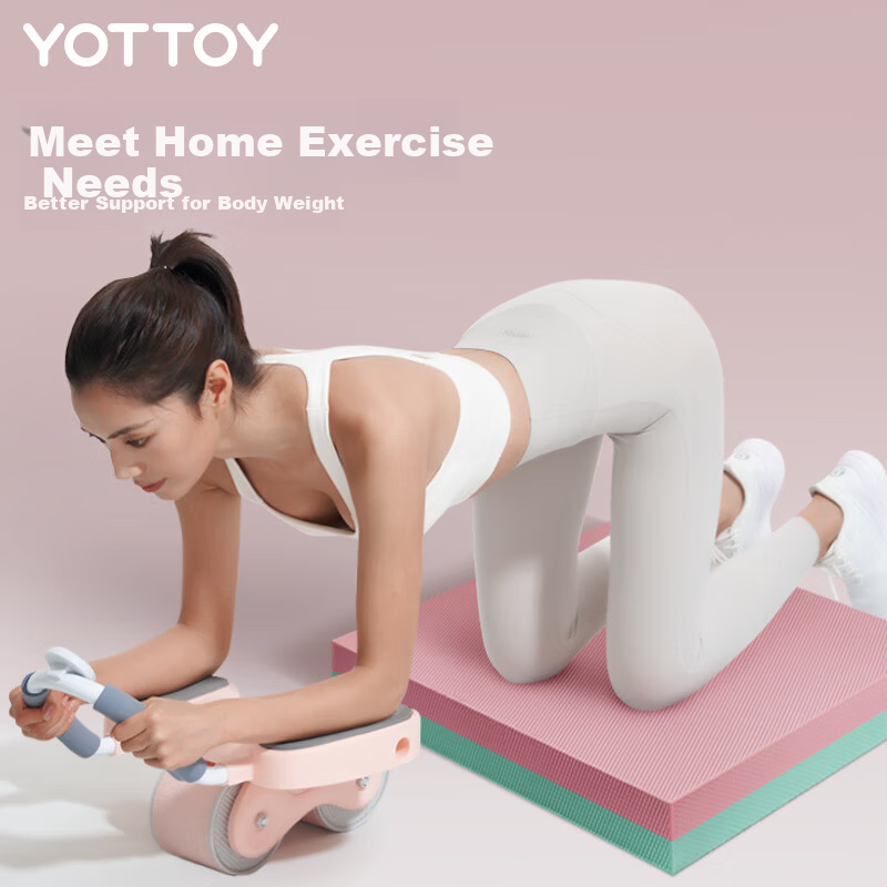 Yottoy Balance Pad Yoga Mat Flat Support Core Training Yoga Fitness Quiet Non-Slip Thickened Soft Foam Kneeling Pad