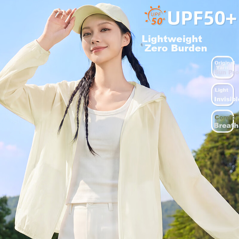 Jeanswest Women's Spring Summer Ice Silk Cooling UV Protection Lightweight Breathable Outdoor Sun Protection Jacket