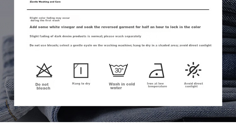 Giordano Women's New Straight-Leg Jeans with Contrast Side Seams, Mid-Rise Natural Color Denim 13416332 6