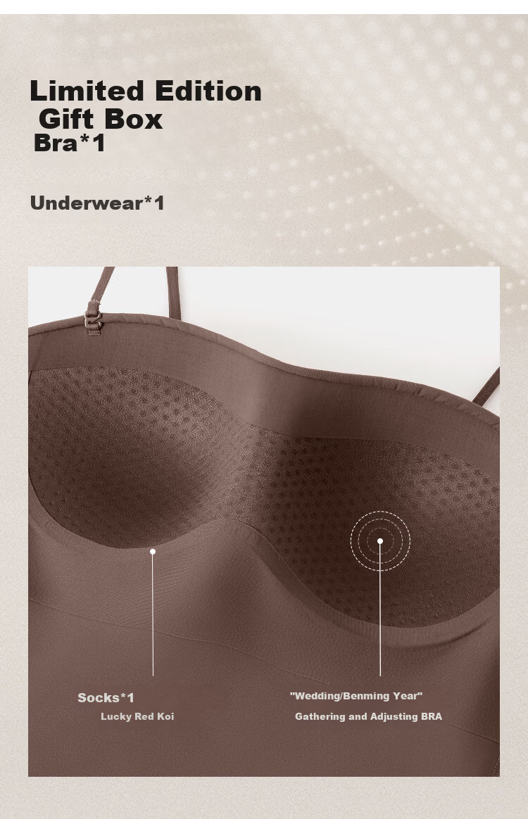 Ubras Yushuoxin Same Style Padded Camisole Tank Top for Women, 3D Bandeau Bra, Thin Summer Underwear with Chest Pads 8