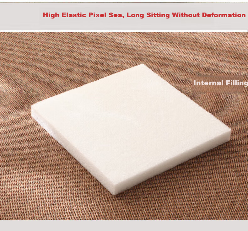 Fan Ye Linen Breathable Square Seat Cushion with Ties, Long-lasting Comfort for Home and Office, Dining Chair Cushion, All-Season Use 4