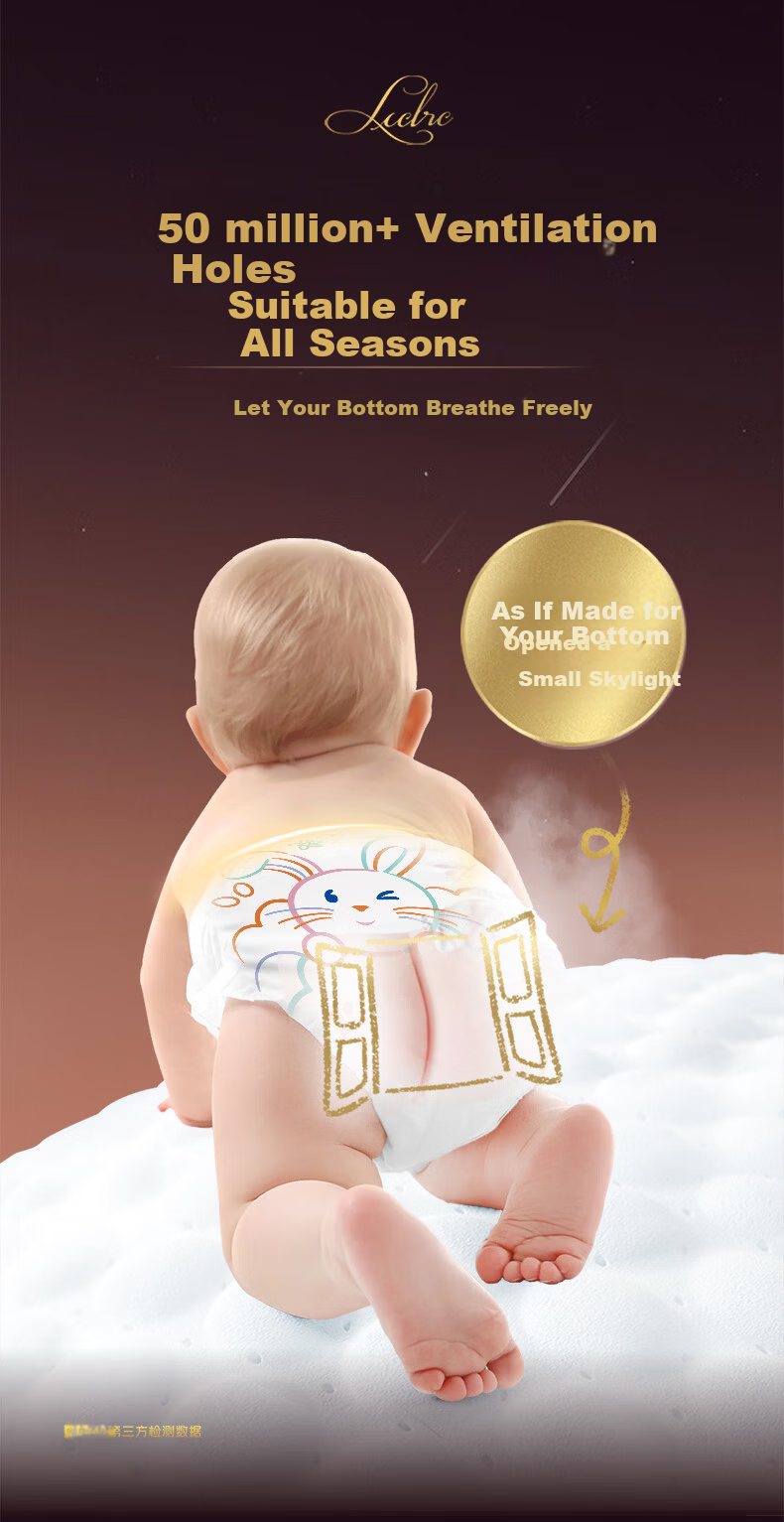 Dodie Newborn Soft Baby Diapers Trial Pack 4pcs Size L Unisex 3