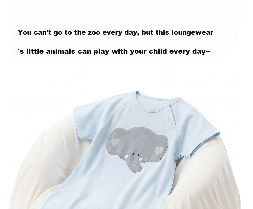 Betis Baby Clothes Summer Thin Cool Breathable Romper Newborn Short Sleeve One-piece Air Conditioning Suit Crawling Suit 3