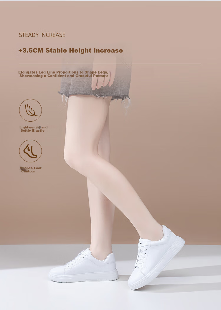 Red Dragonfly Women's White Sneakers Low-top Casual Shoes Soft Sole EXB350701 White Size 38 4