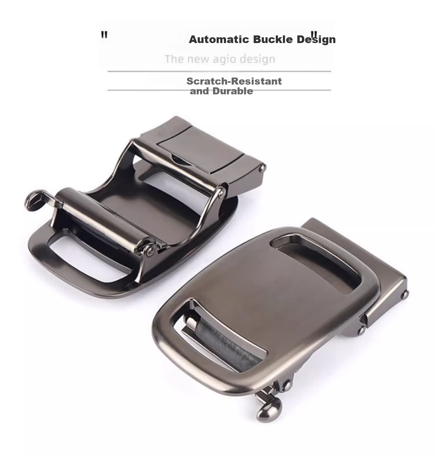 HOCR Men's Canvas Belt Automatic Buckle Fashion Casual Tactical Denim Belt for Young and Middle-aged 5