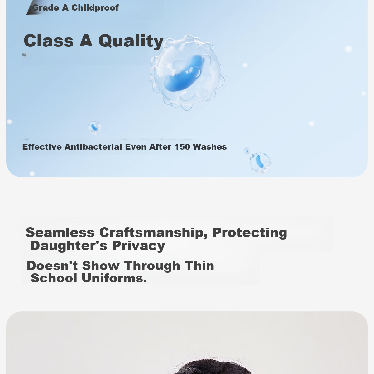 COCO SMART Children's Underwear 6-12 Years Old Elementary School Girls Thin Breathable Seamless Girls' Vest Stage One Development Bra 12