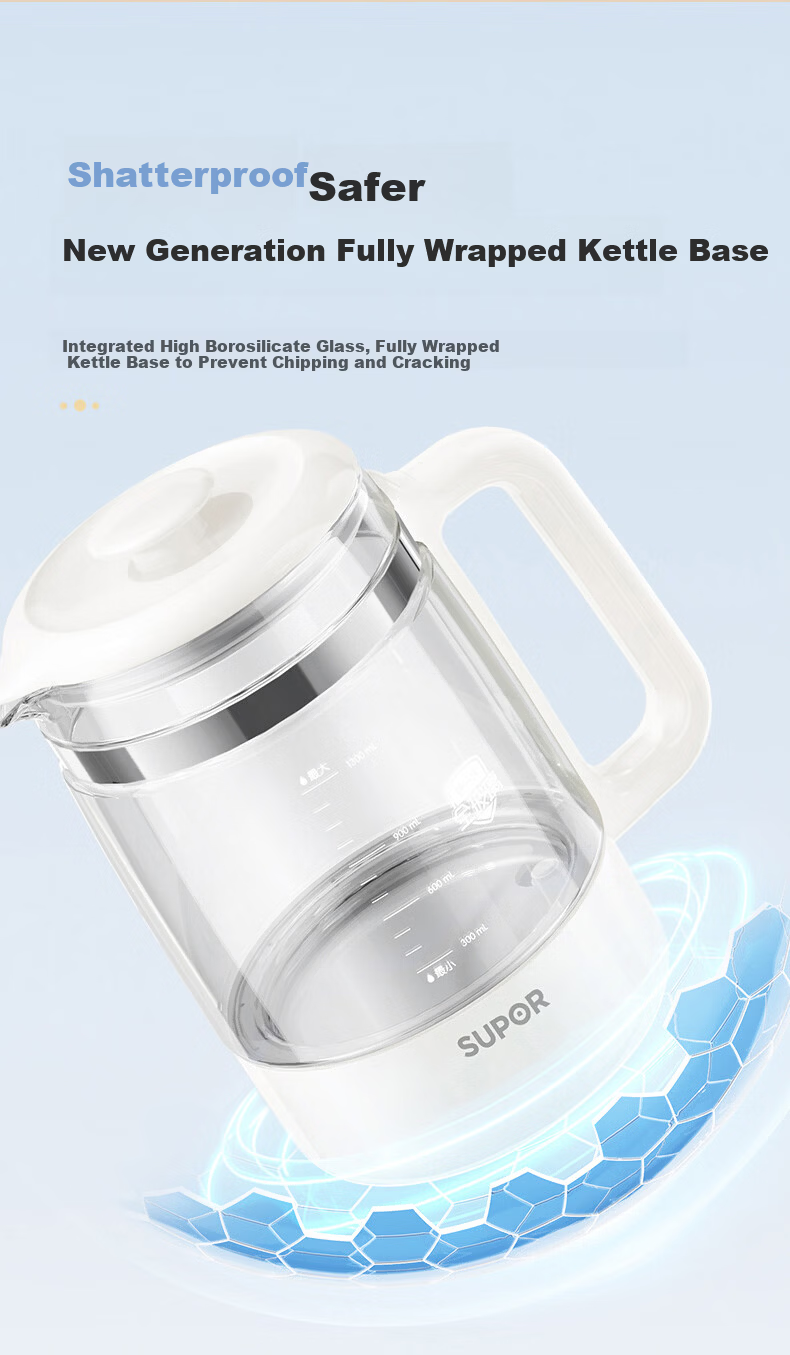 SUPOR Baby Bottle Sterilizer and Dryer All-Glass Feeding Station Thermostatic Kettle Infant Milk Preparation BW016B 7