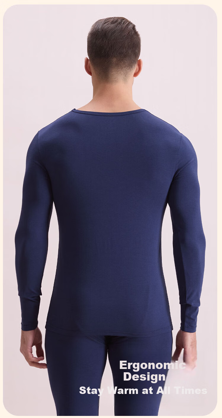COVER ORANGE Men's Thermal Underwear Winter Set Modal Antibacterial Antistatic High Elasticity Temperature Lock Comfortable 3