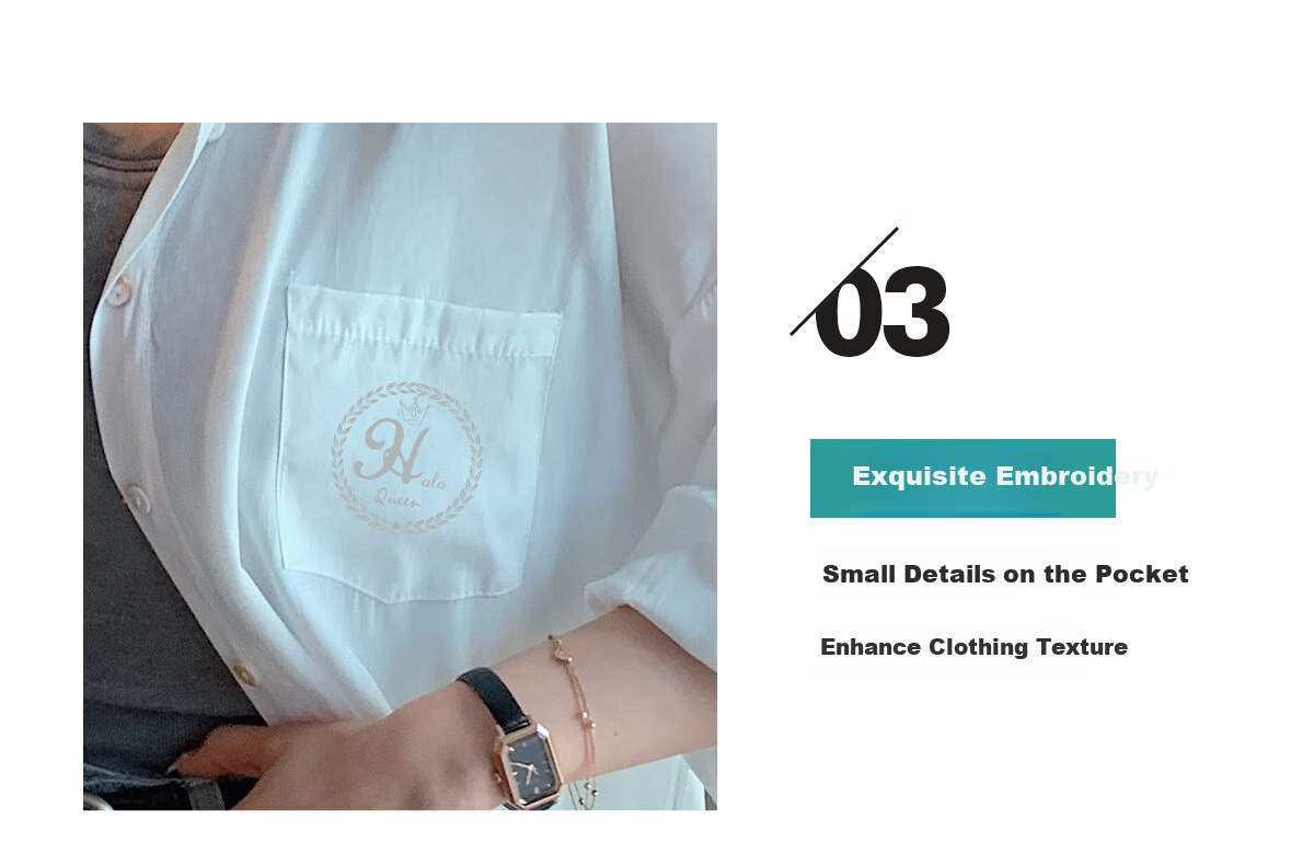 Halo Queen Long Sleeve Shirt Women Spring Autumn Mint Mambo Loose Premium Thin Jacket H13QC2955 12
