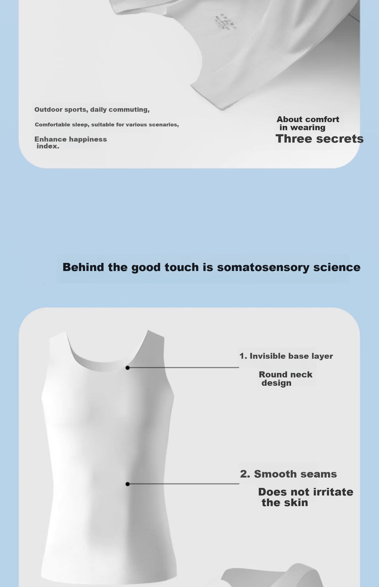 Modal 2-Pack Men's Seamless Ice Silk Round Neck Summer Quick-Dry Breathable Solid Color Base Short Sleeve Shirt 17