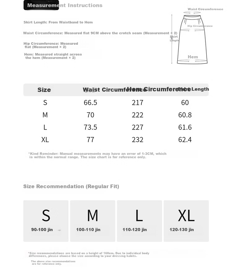 Shangdu Bira Petite Pear-Shaped Slimming Pleated A-Line Skirt for Women Spring Summer Casual Mid-Length Skirt 5