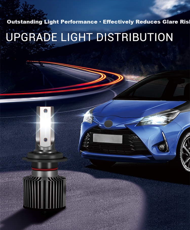 OSRAM Night Walker LED Car Headlights High And Low Beam H8/H9/H11/H16 Pair [6000K] 12V/50W 4