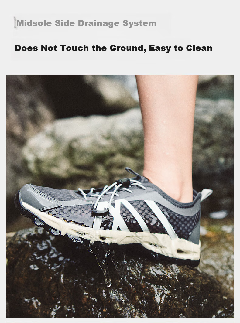 Naturehike Professional Creek Shoes Lightweight Unisex Water Shoes Non-Slip Breathable Swimming Snorkeling Beach Hiking Outdoor Fishing Shoes 3