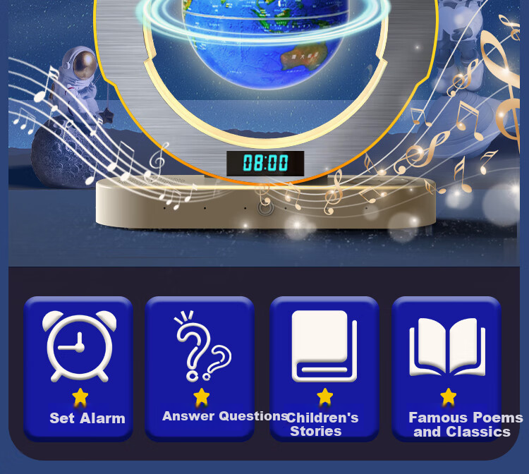 Mi Xiaoshu Magnetic Levitation Globe Children's Toy Boys Girls Children's Day Junior High Birthday Gift Bean Bag AI Smart 7
