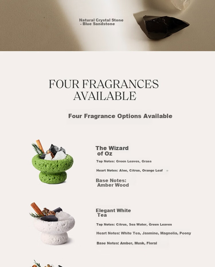 Song Dynasty Four Seasons Leisure Courtyard Aromatherapy Incense Long-lasting Fragrance for Bedroom Birthday Niche Wedding Mother's Day Gift Crystal Rhythm Sandalwood 14