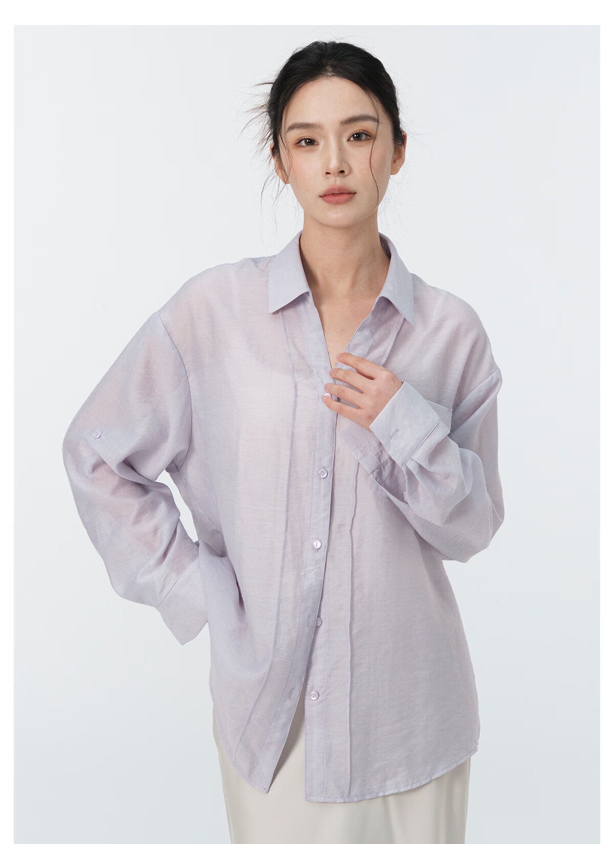 RA&RN RARN/Love Like You Lightweight Lapel Lyocell Shirt 7