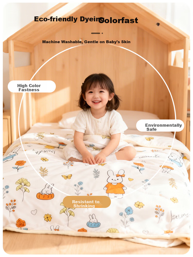 9i9 Children's Summer Lightweight Quilt Baby Air Conditioning Blanket Dormitory Quilt Single Kindergarten Nap Dinosaur Approx. 145*110 cm 5