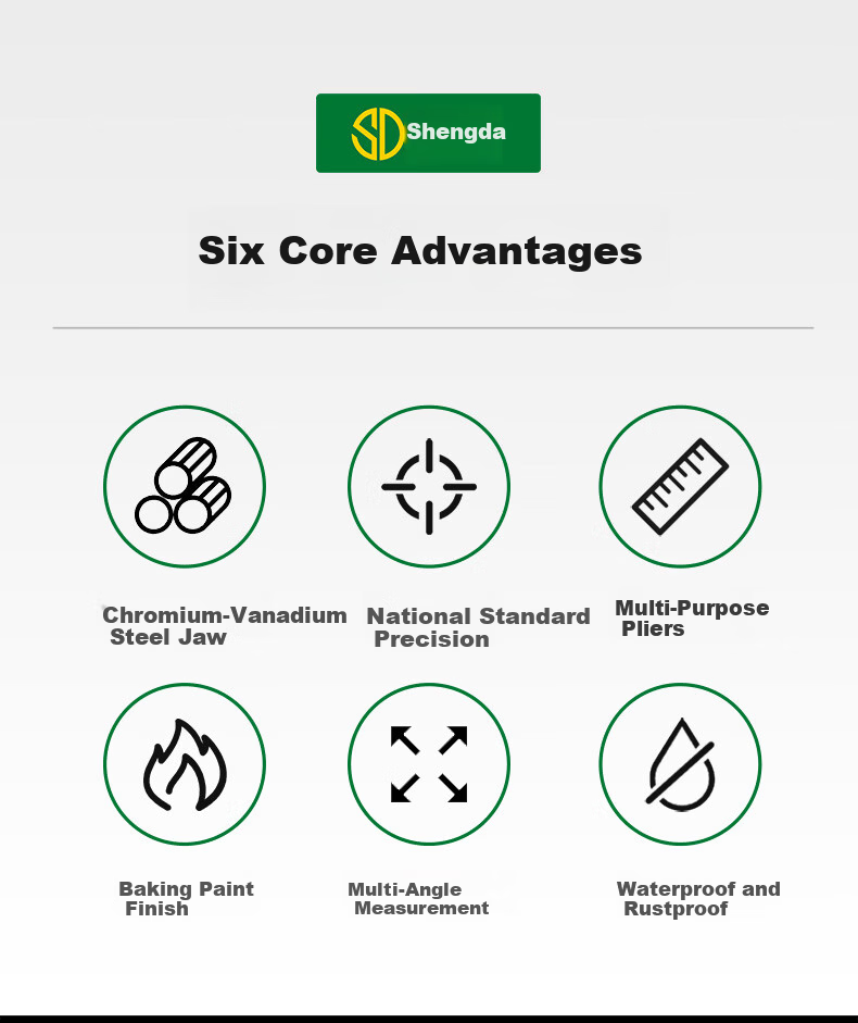 Shengda Aluminum Alloy Multifunctional 90-Degree Triangle Ruler 45-Degree High-Precision Carpenter Carpenter's Square for Woodworking and Renovation 2
