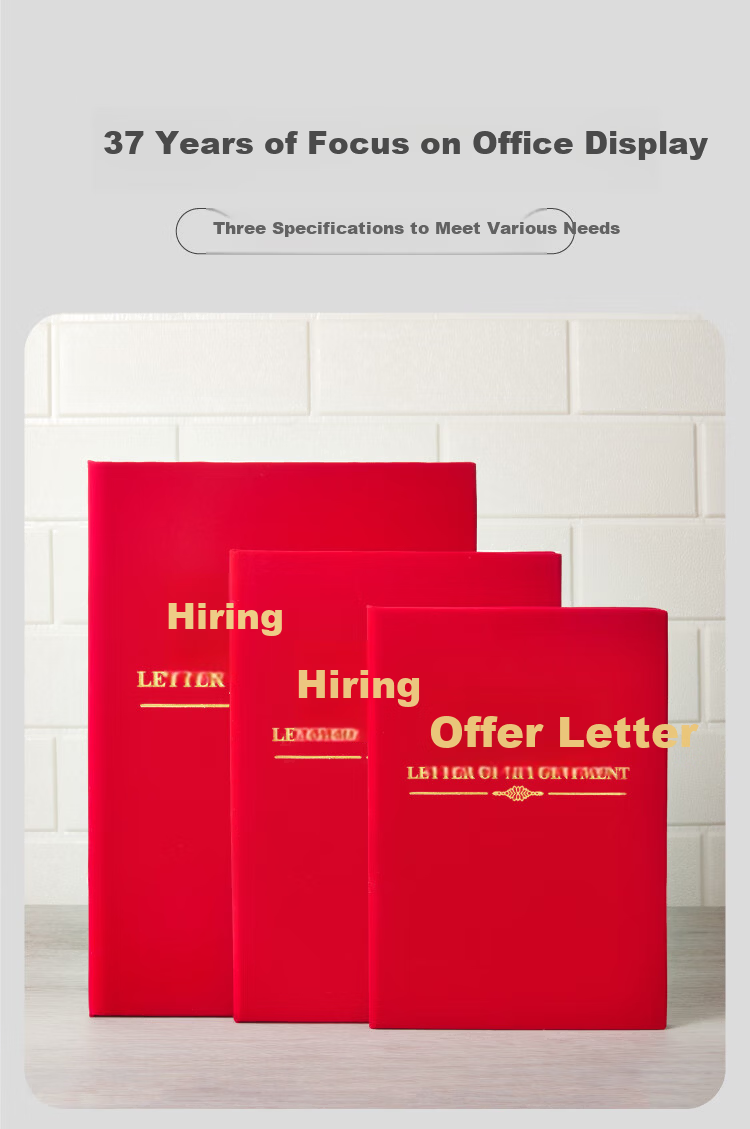 DSB (Disbi) [10-Pack] Large 12K Appointment Certificate Cover for Company Employee Award Certificates, Classic Gold Stamping Style (Includes 20 Inner Pages) 050818 5