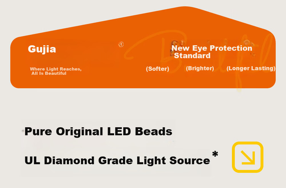 Kuka LED Ceiling Light Eye Protection PR Light Source Living Room Bedroom Lighting 40cm Round - Three Colors [Installation Included] 15